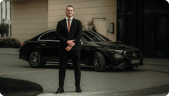 Driver waiting at arrivals