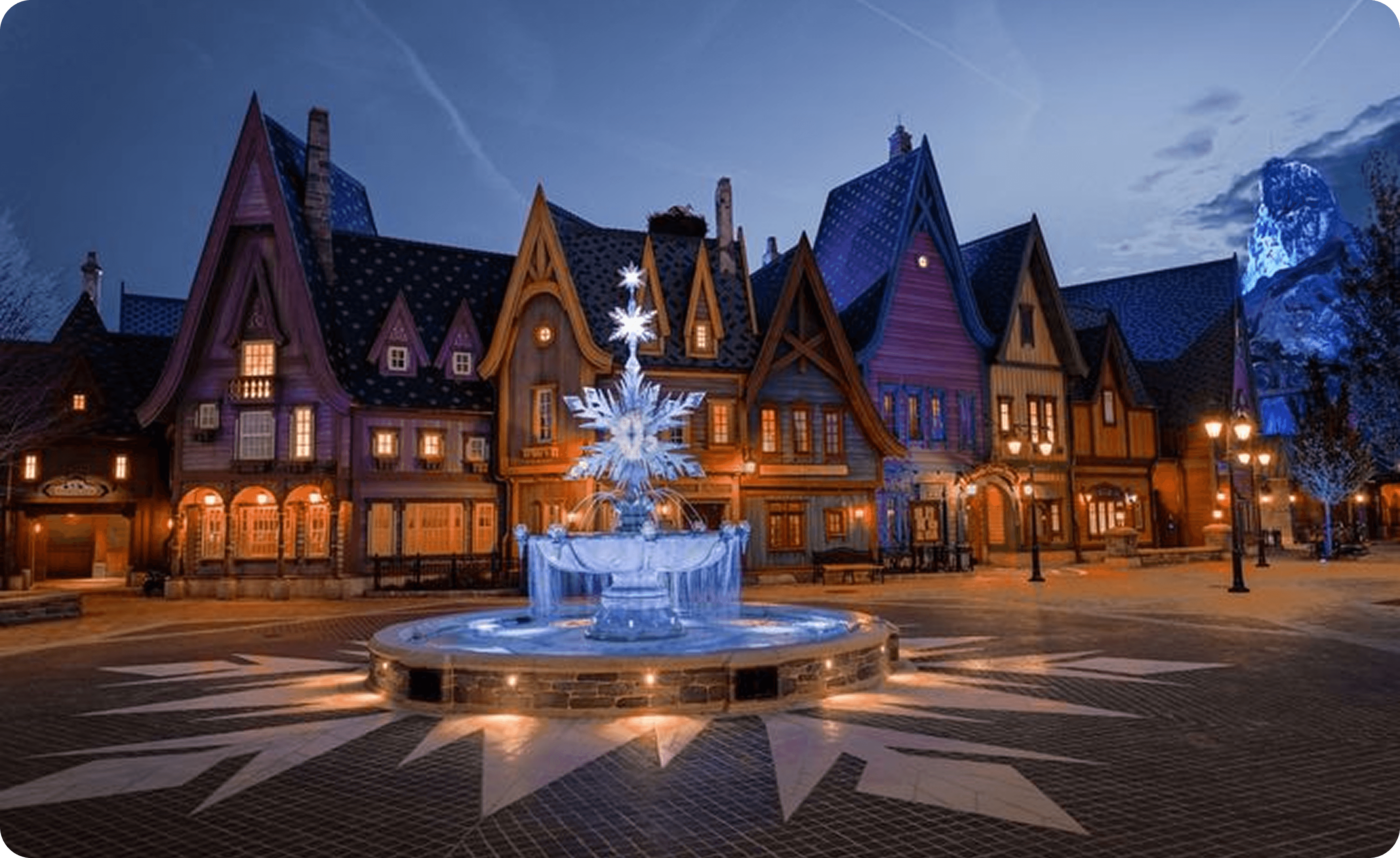 Magical Frozen Nights in Frozen Land at Disneyland Paris